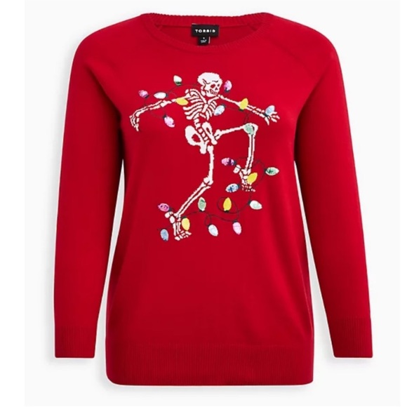 torrid Sweaters - Torrid size 5X pull over sweater crew neck red